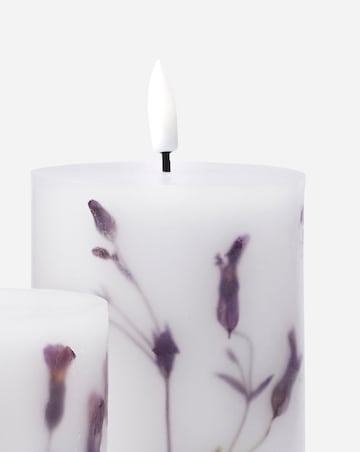 Julipa Set of 3 Dry Flower LED Candles