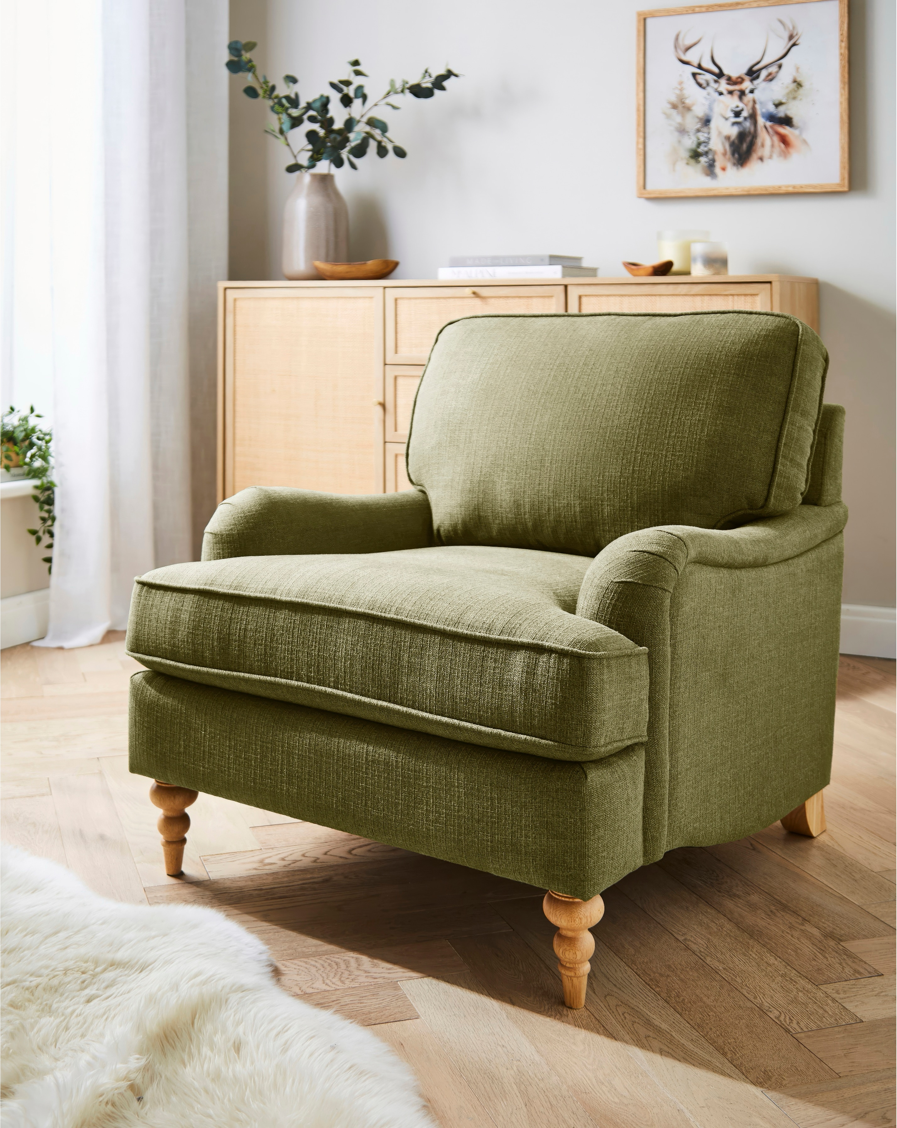 Wisteria Fabric Armchair