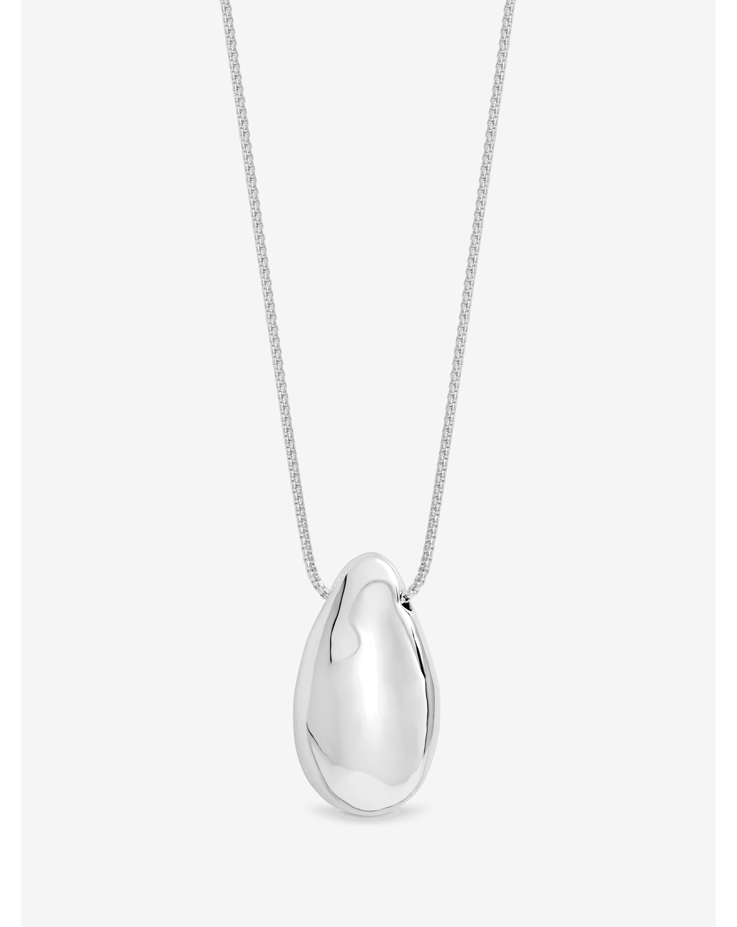 Jon Richard Silver Polished Pendant