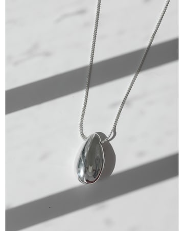 Jon Richard Silver Plated Polished Pendant