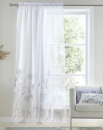 Catherine Lansfield Floral Meadowsweet Voile