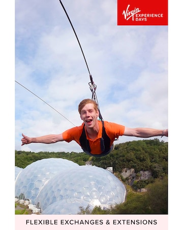 Hangloose Adventure Skywire Over the Eden Project for Two E- Voucher