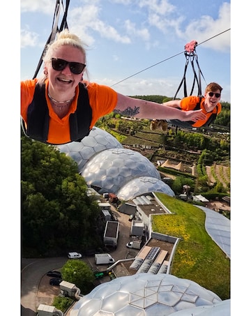 Hangloose Adventure Skywire Over the Eden Project for Two E- Voucher