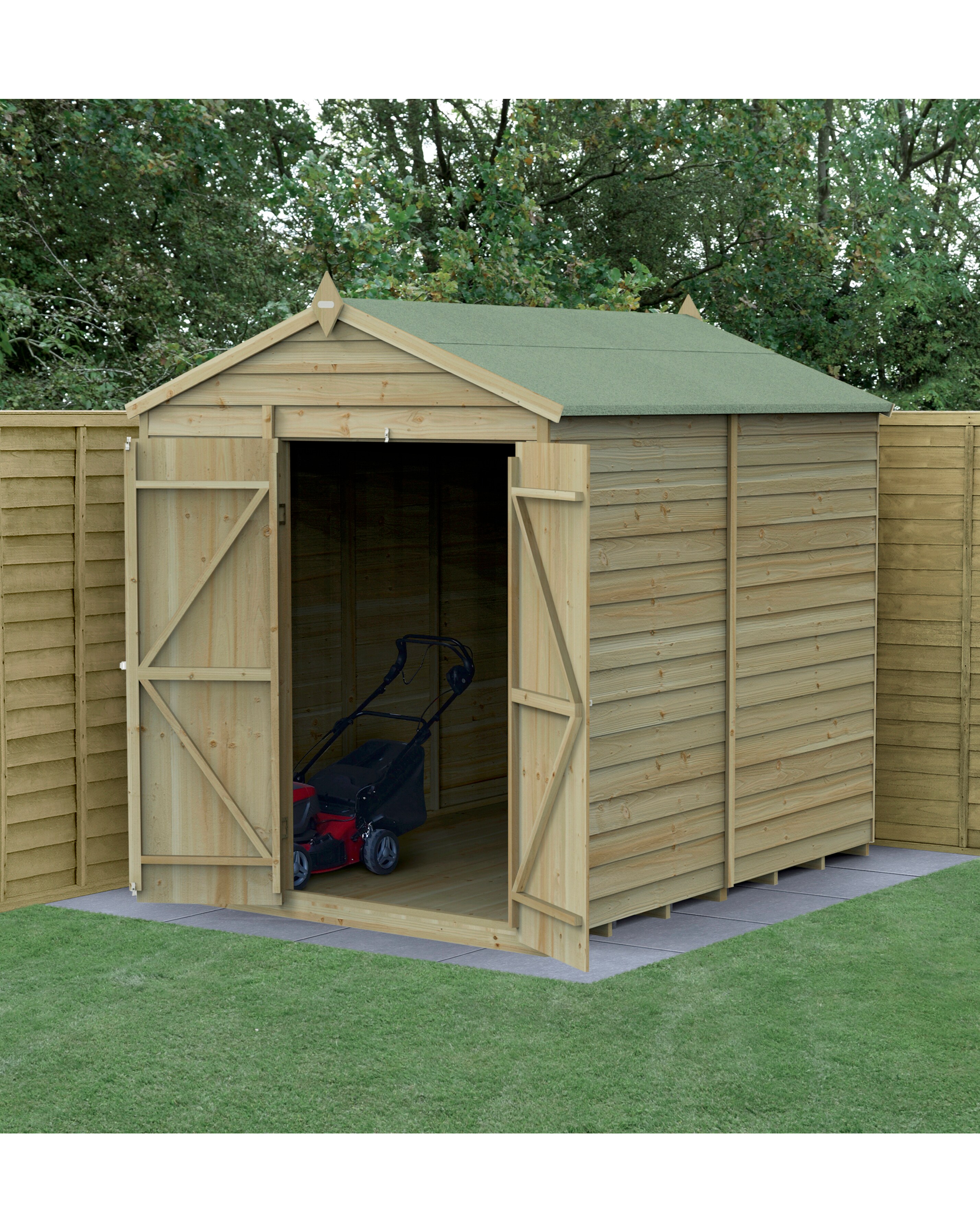 4LIFE Apex Shed 6x8 - Double Door