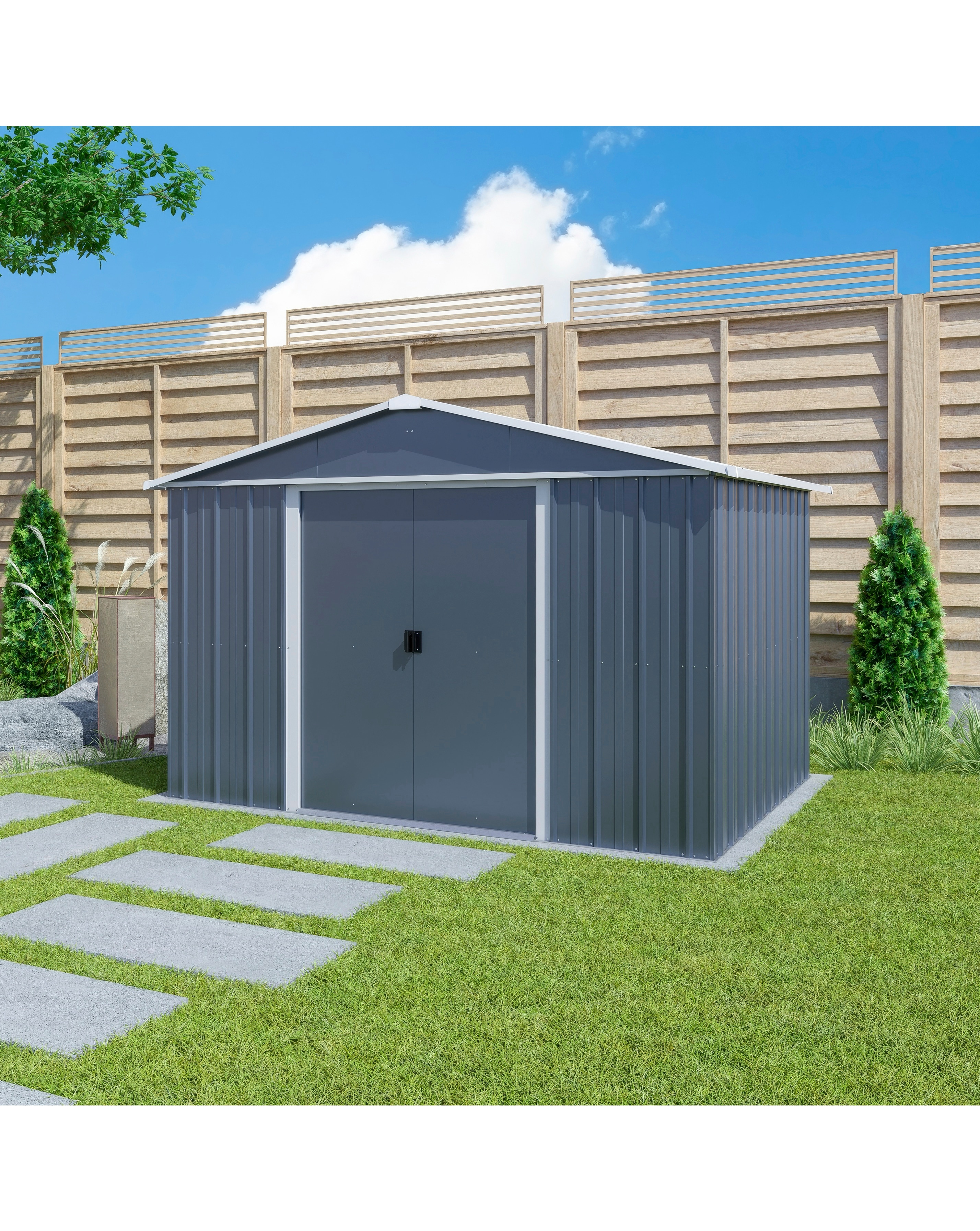 Yardmaster 10 X 8 Apex Metal Shed