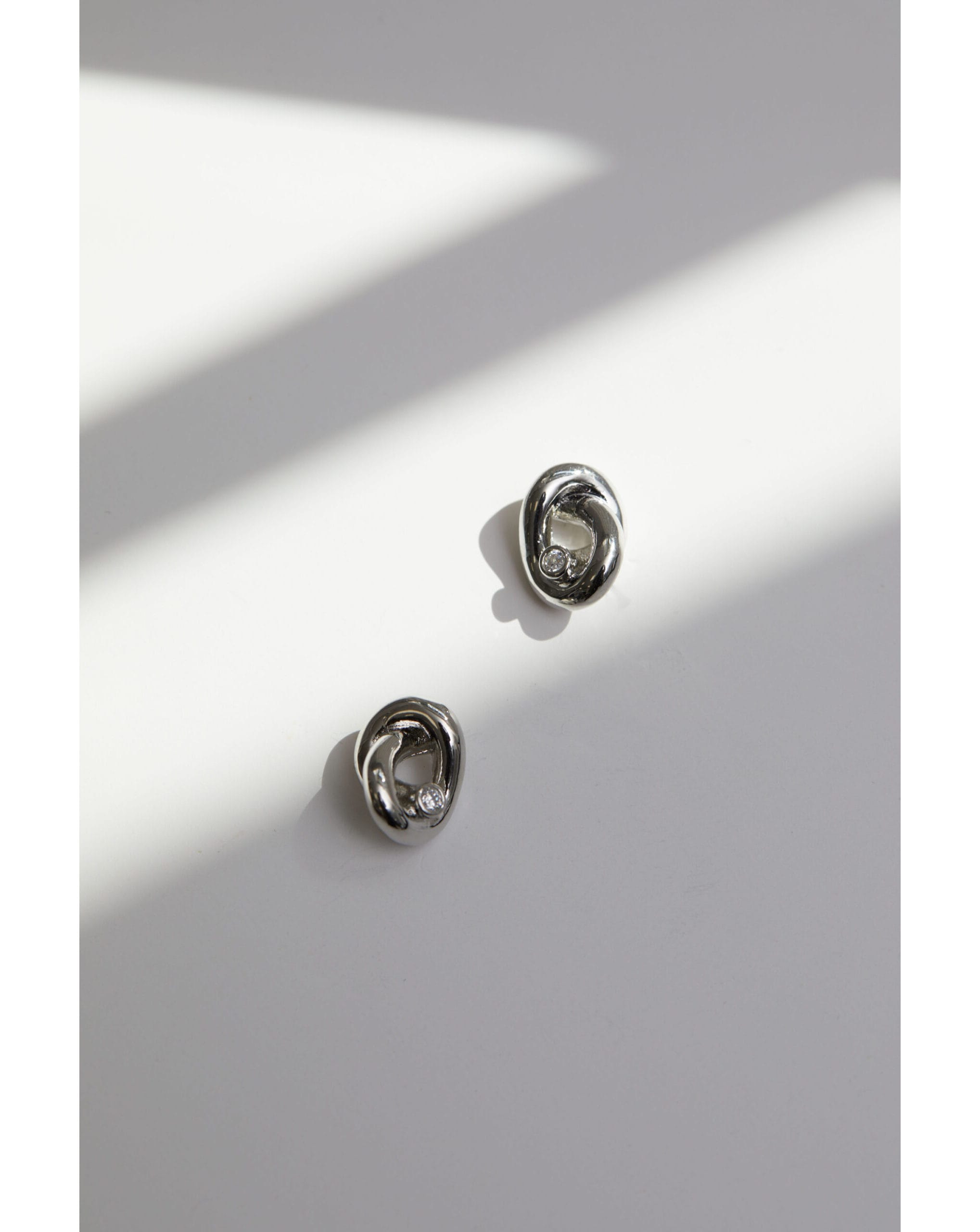 Jon Richard Crystal Knot Earrings