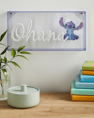 Stitch Ohana LED Neon Light