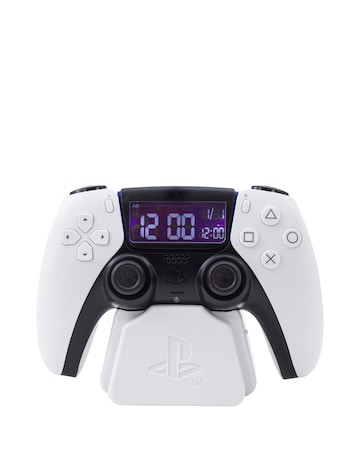 PS5 DualSense Console Controller Alarm Clock, USB-Powered with Snooze Function