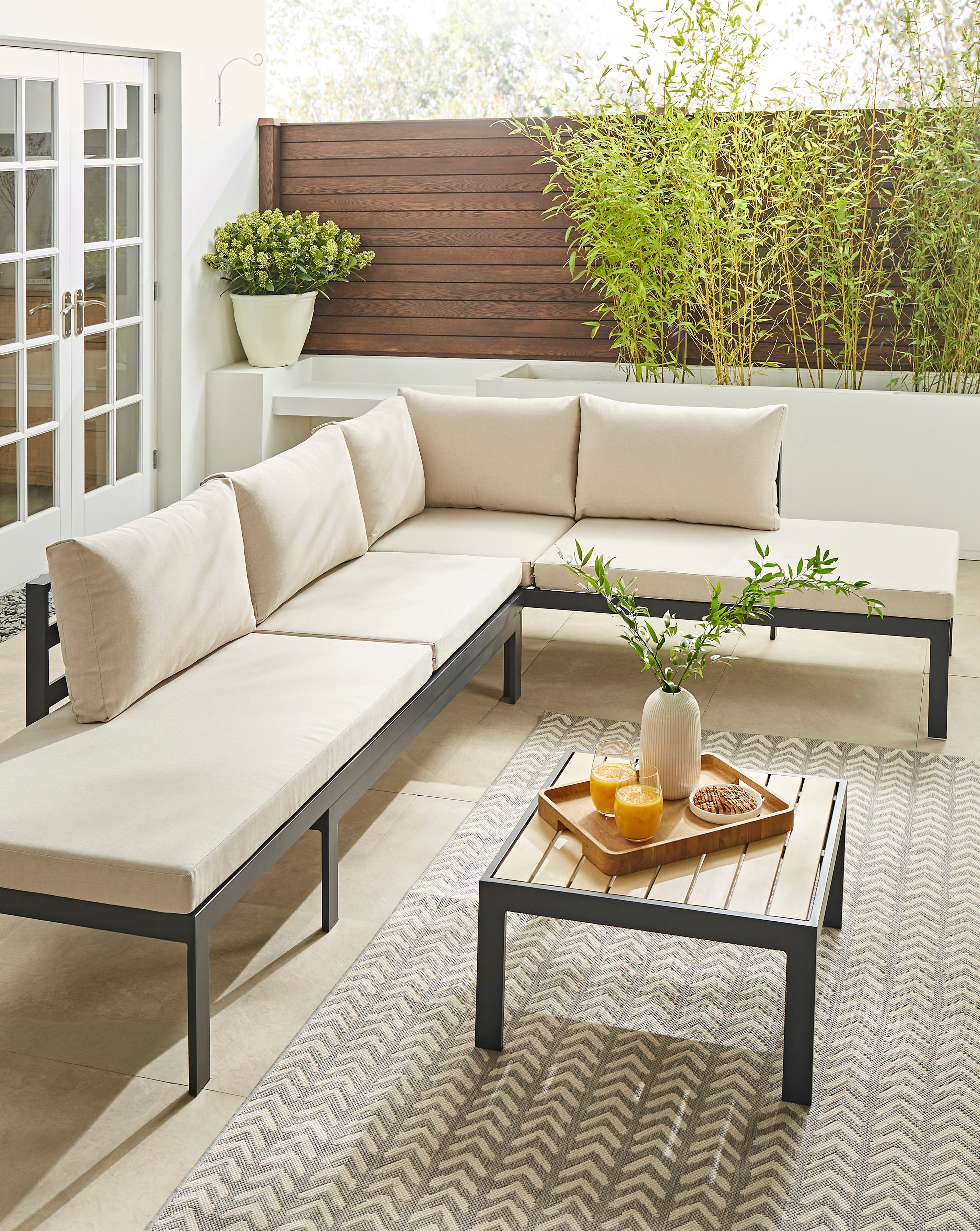 4 Piece Multi-Way Sofa Set