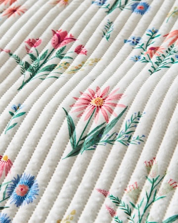 Julipa Izzy Floral Pinsonic Ruffle Duvet Cover Set