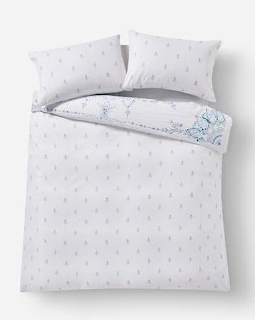 Paisley Print Crinkle Duvet Cover Set