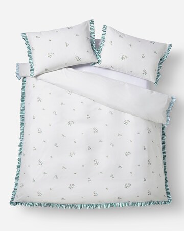 Julipa Katie Floral Ruffle Duvet Cover Set