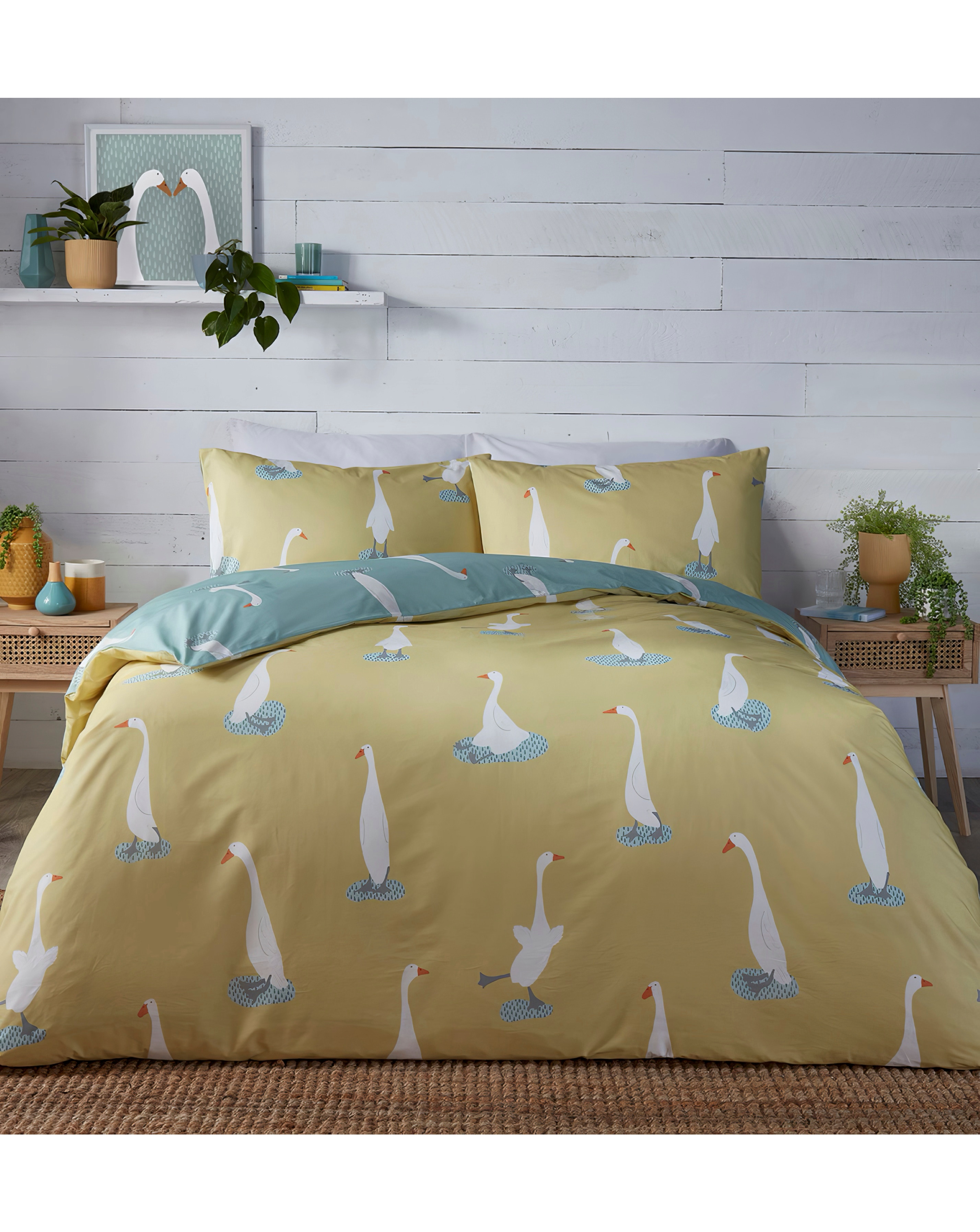 Fusion Puddles Duck Duvet Set