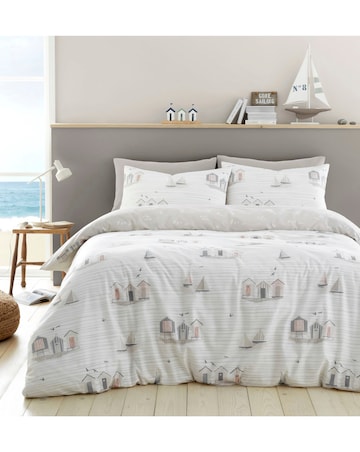 Fusion Beach Huts Duvet Set