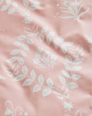 Julipa Stamp Trail Floral Pink Duvet Cover Set