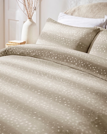 Snow Leopard Fur Printed Duvet Cover Set