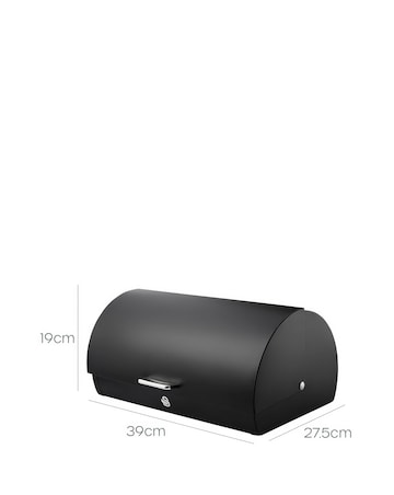 Swan Serenity Bread Bin Black