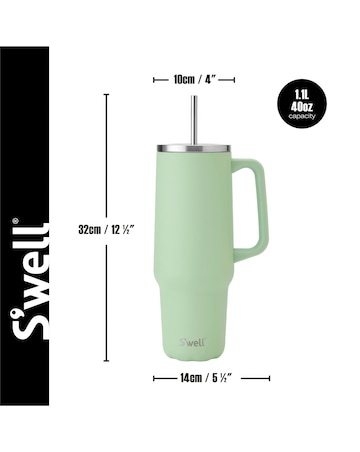 S'well XL Tumbler, 1.1 Litre, Pistachio
