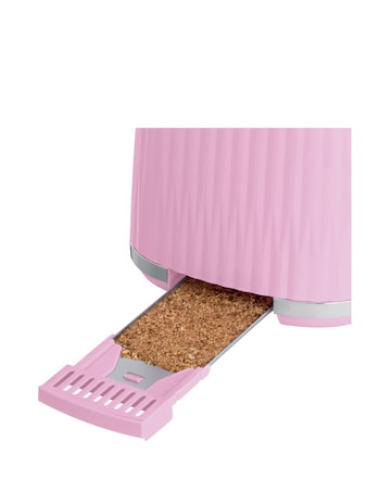 Russell Hobbs 27362 / 27372 Eden Kettle and 2 Slice Toaster Raspberry Bundle