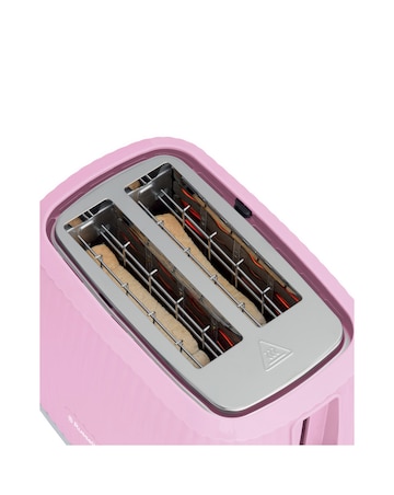 Russell Hobbs 27362 / 27372 Eden Kettle and 2 Slice Toaster Raspberry Bundle