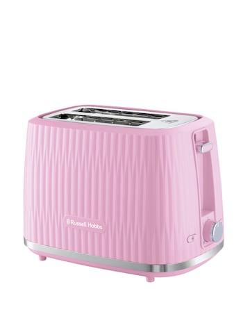 Russell Hobbs 27362 / 27372 Eden Kettle and 2 Slice Toaster Raspberry Bundle