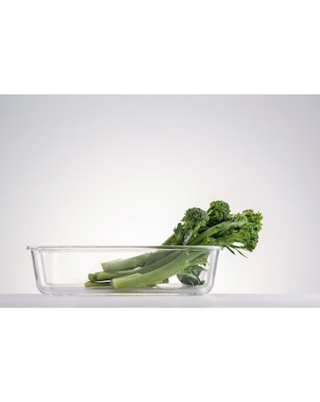 LocknLock Ovenglass Set of 3 Square 500ml Glass Containers