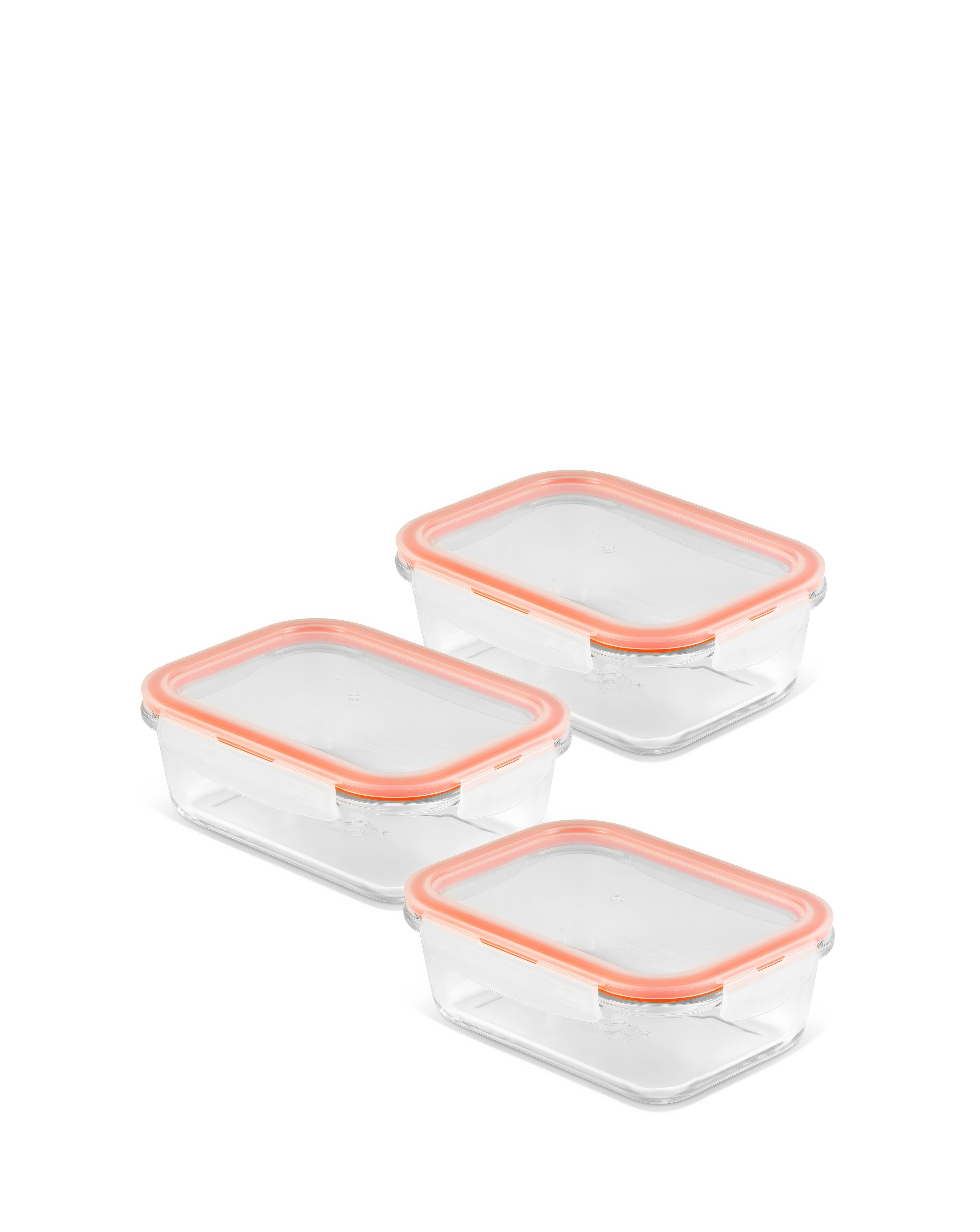 LocknLock 3 Rectangle Containers