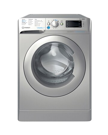 Indesit BWE 81496X SV UK, 8kg, 1400rpm, Washing Machine - Silver