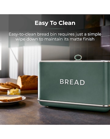 Tower Renaissance Green Bread Bin