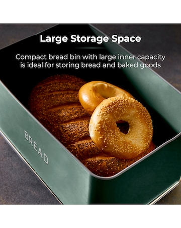 Tower Renaissance Green Bread Bin