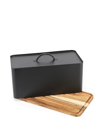 Salter Toronto Bread Bin with Chopping Board Base