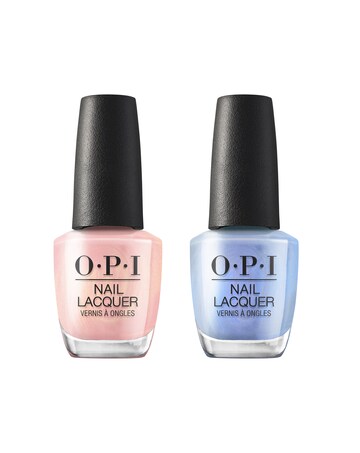 OPI Nail Varnish Duo Reccurin Gleam and Happy Play-ce