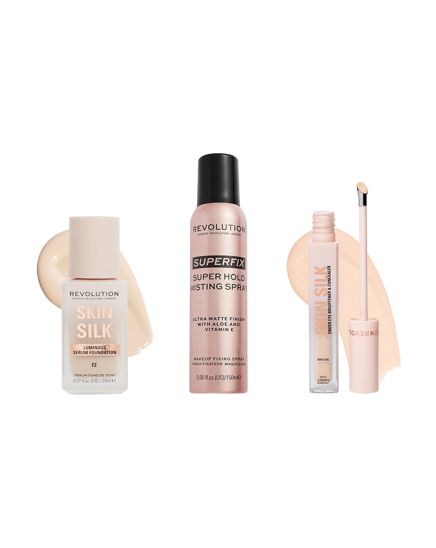 Revolution Skin Silk Base & Fix Set 2
