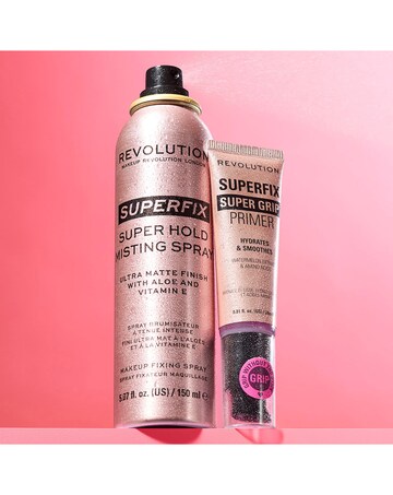 Revolution Superfix Prep & Fix Duo, Super Fix Misting Spray & Super Grip Primer