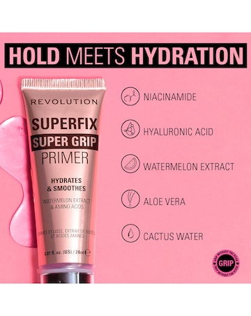 Revolution Superfix Prep & Fix Duo, Super Fix Misting Spray & Super Grip Primer