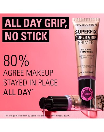 Revolution Superfix Prep & Fix Duo, Super Fix Misting Spray & Super Grip Primer