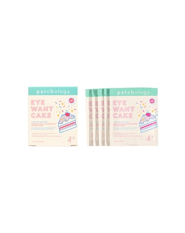 Patchology Eye Want Cake Smoothing & Hydrating Eye Patches, Pack of 5