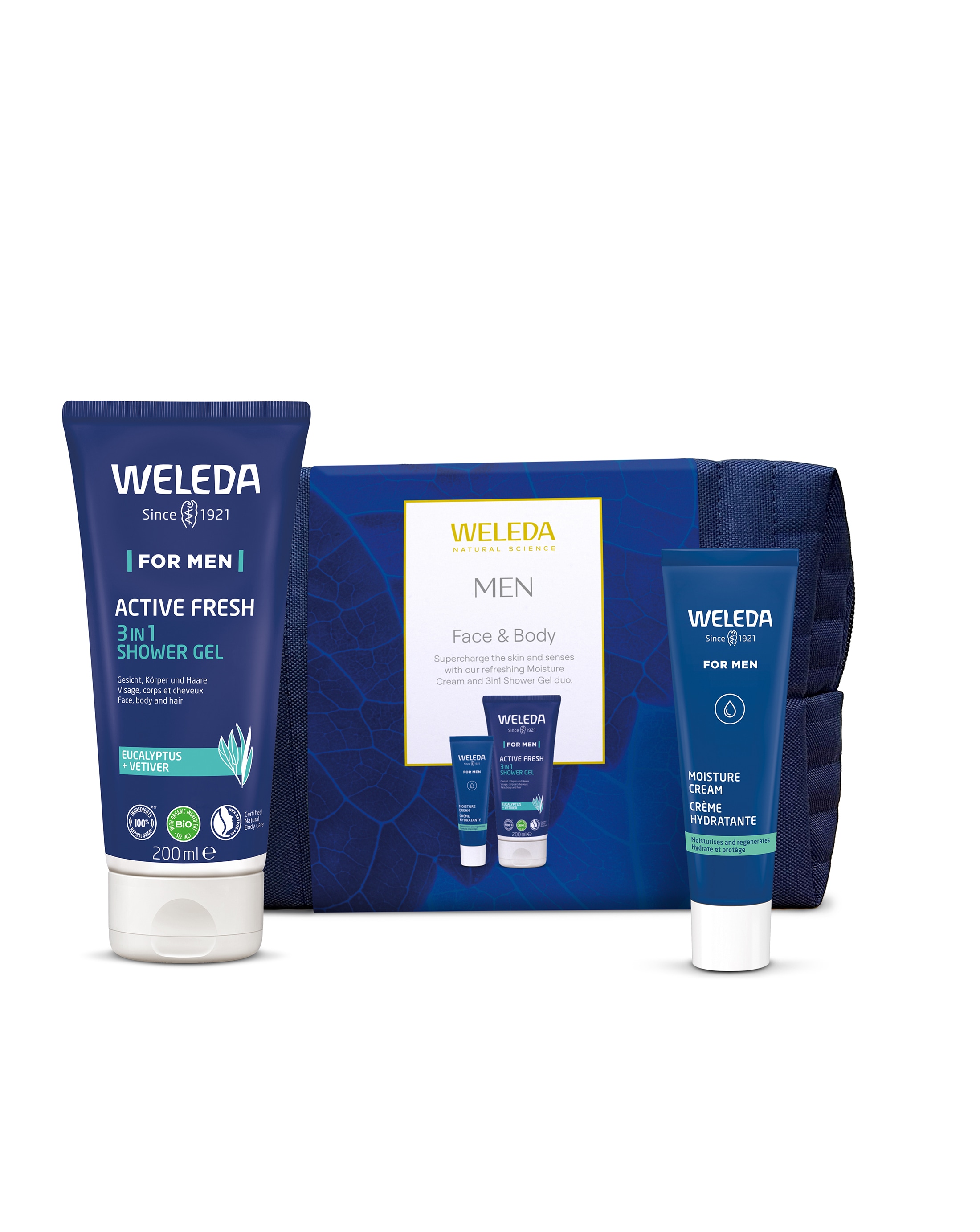 Weleda Mens Face & Body Set