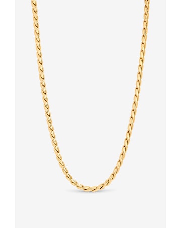 Jon Richard Gold Plated Twist Chain Necklace