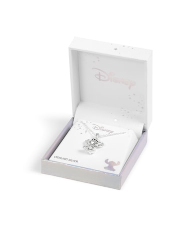 Steling Silver Stitch Pendant Necklace