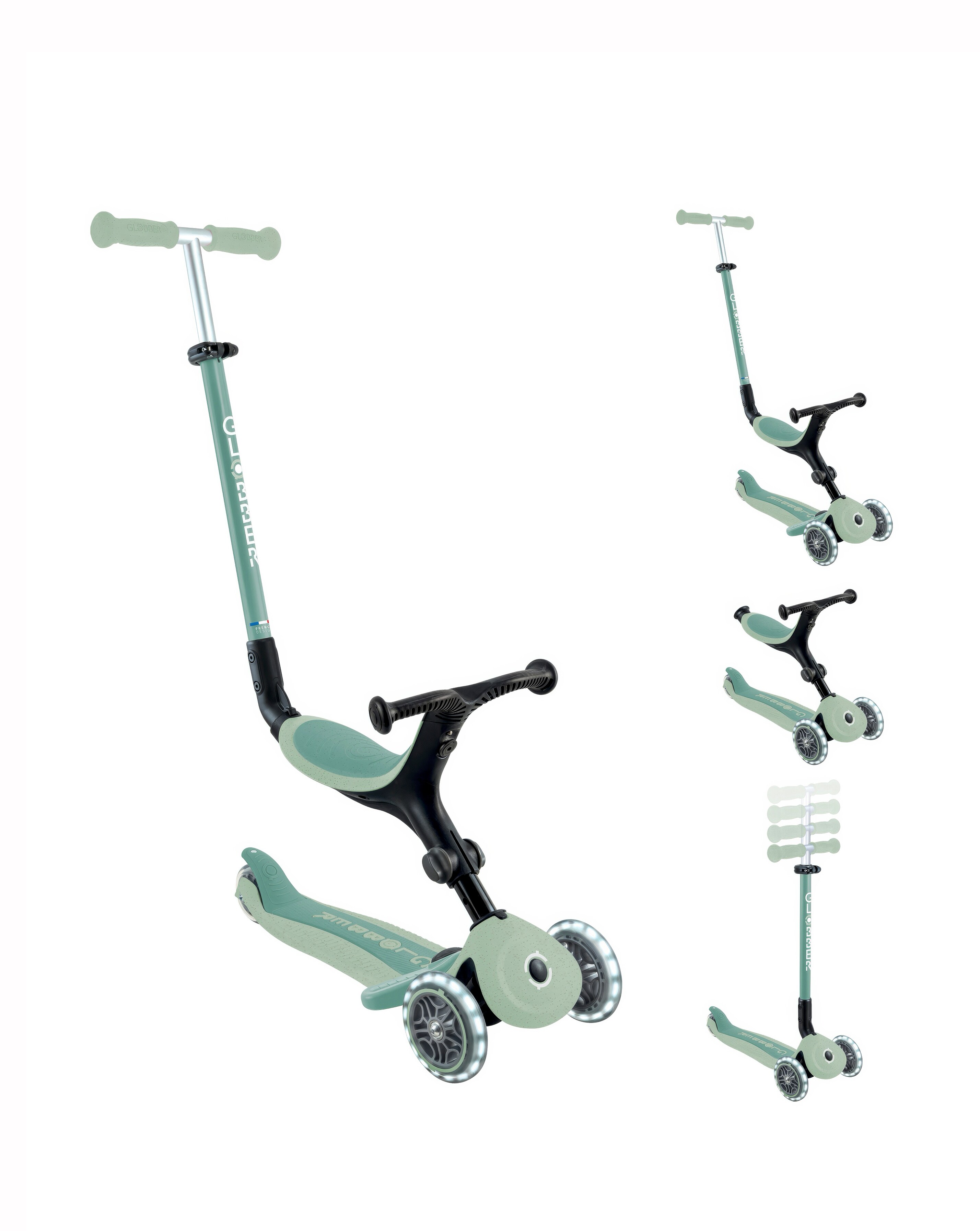 Globber Go Up Eco Ride On Pistachio