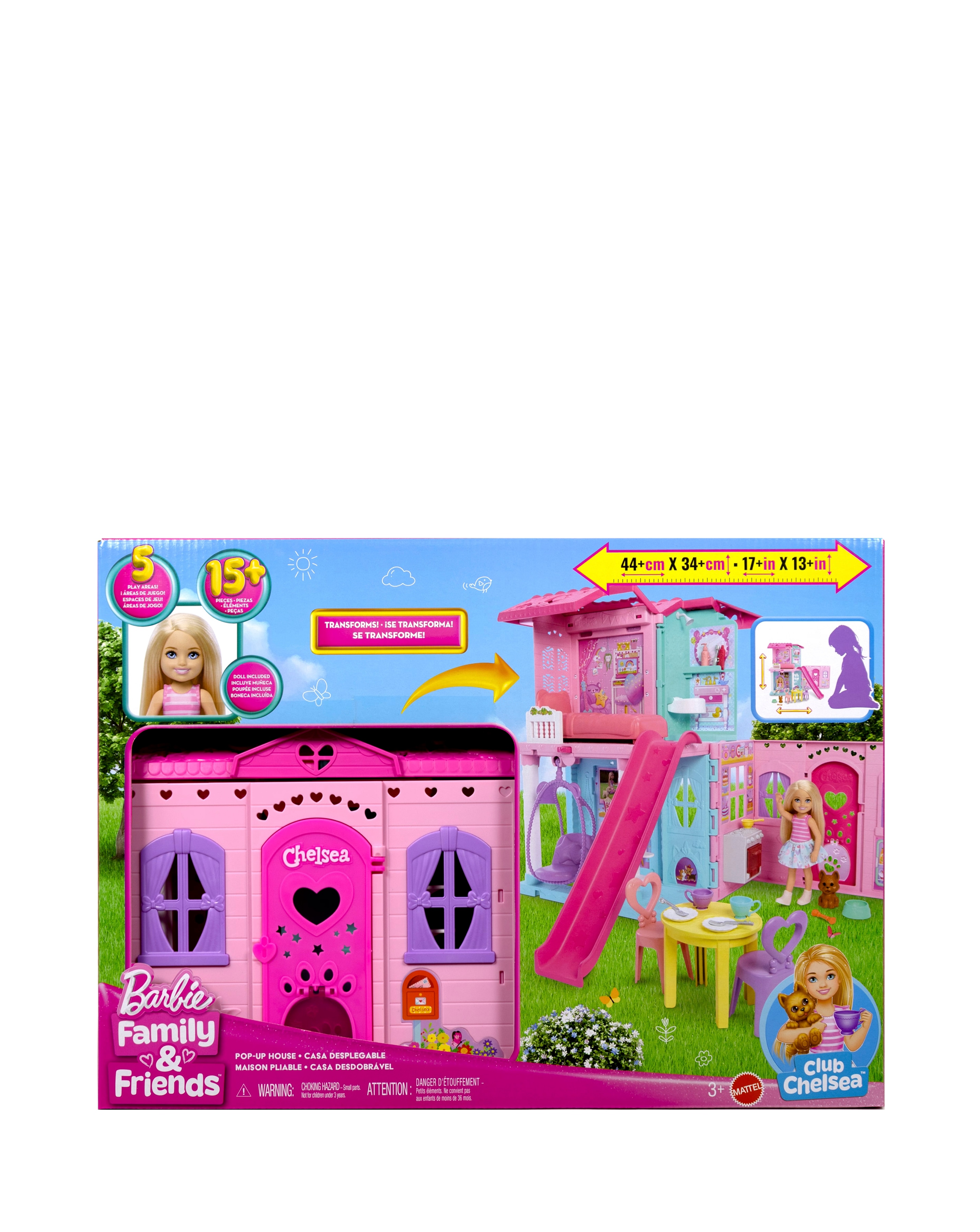New In - Barbie Family & Friends Playset Chelsea'