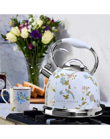 Laura Ashley Stovetop Kettle Elvenden White
