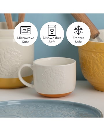 Mason Cash Set of 2 Folk Farmyard Mugs