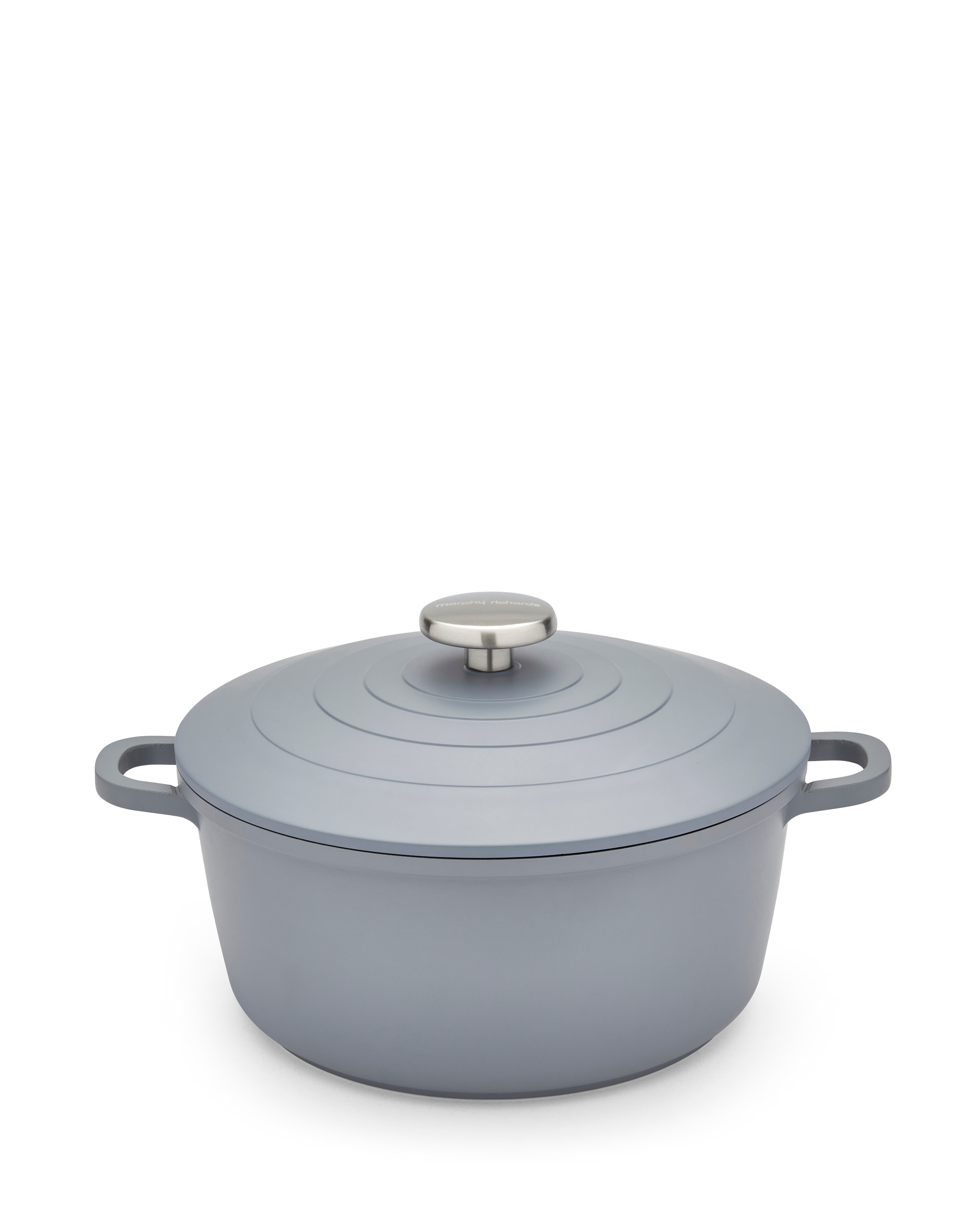 New In - Morphy Richards 24cm Grey Casserole Dish