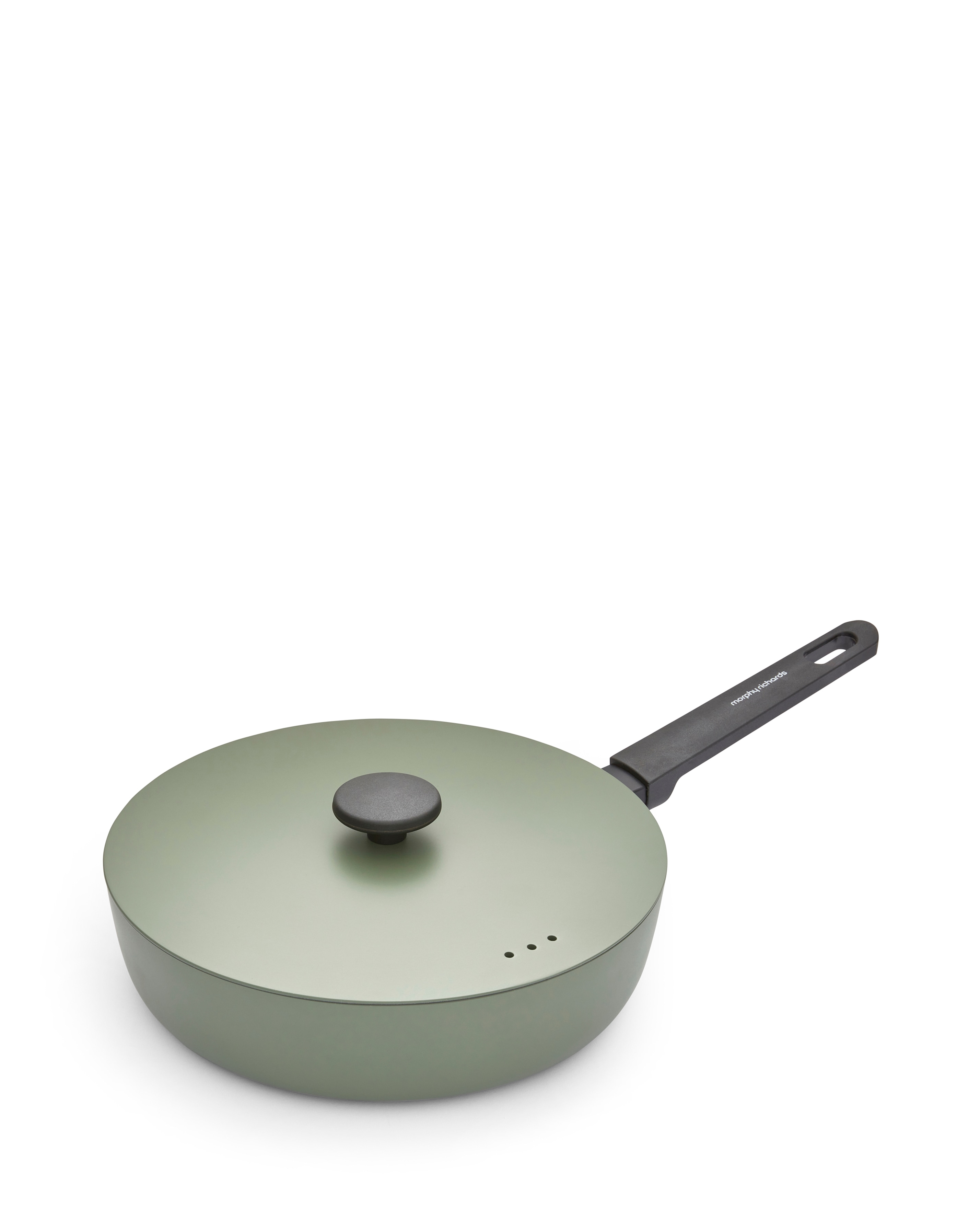 New In - Morphy Richards 28cm Green Saute Pan