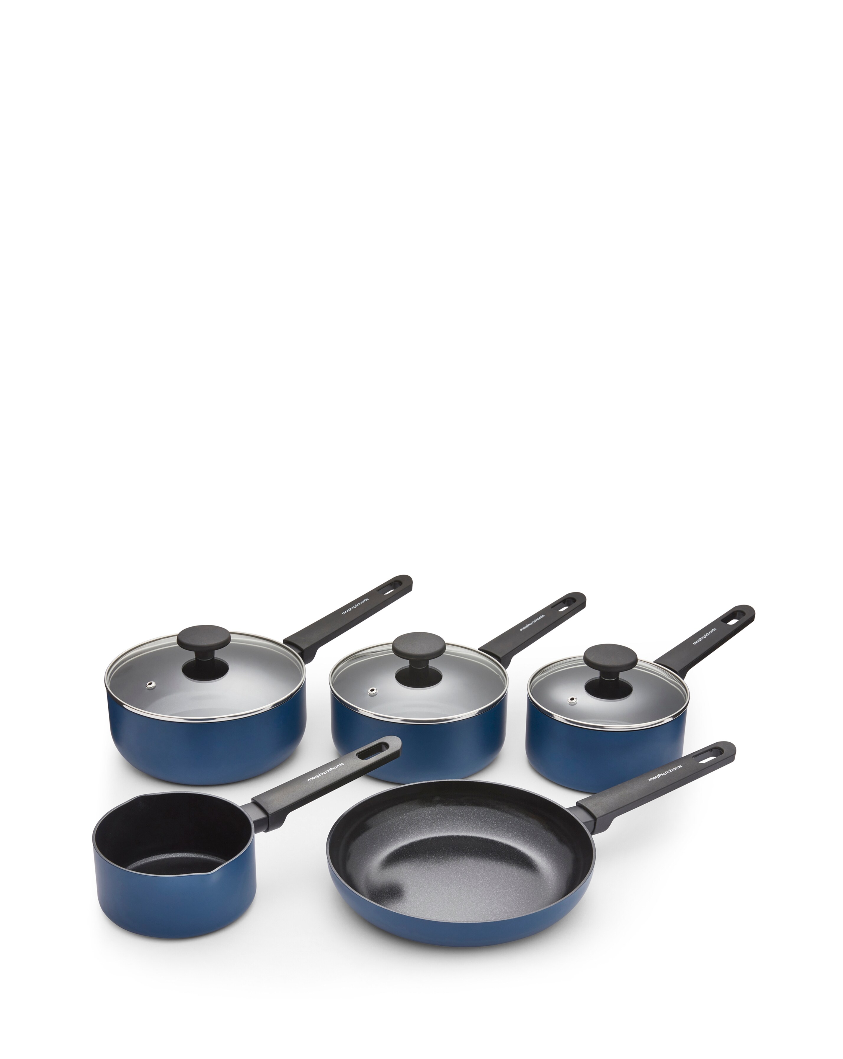 Morphy Richards Blue 5 PC Pan Set