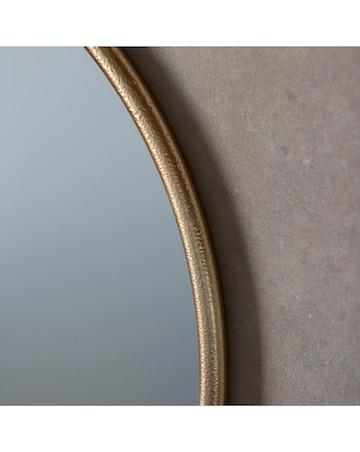 Gallery Bayswater Large Gold Round Mirror