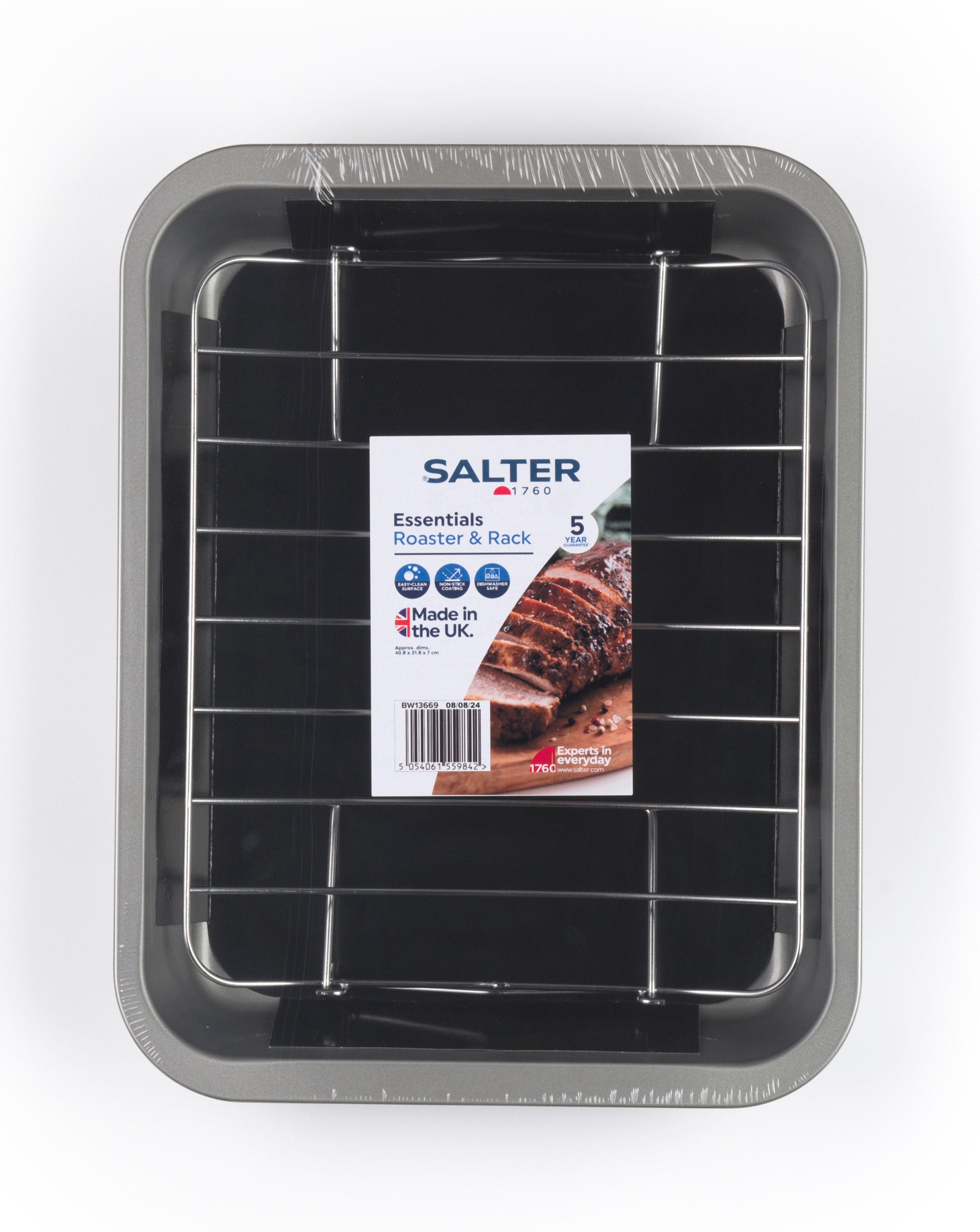 Salter Essentials 41cm Roaster and Rack