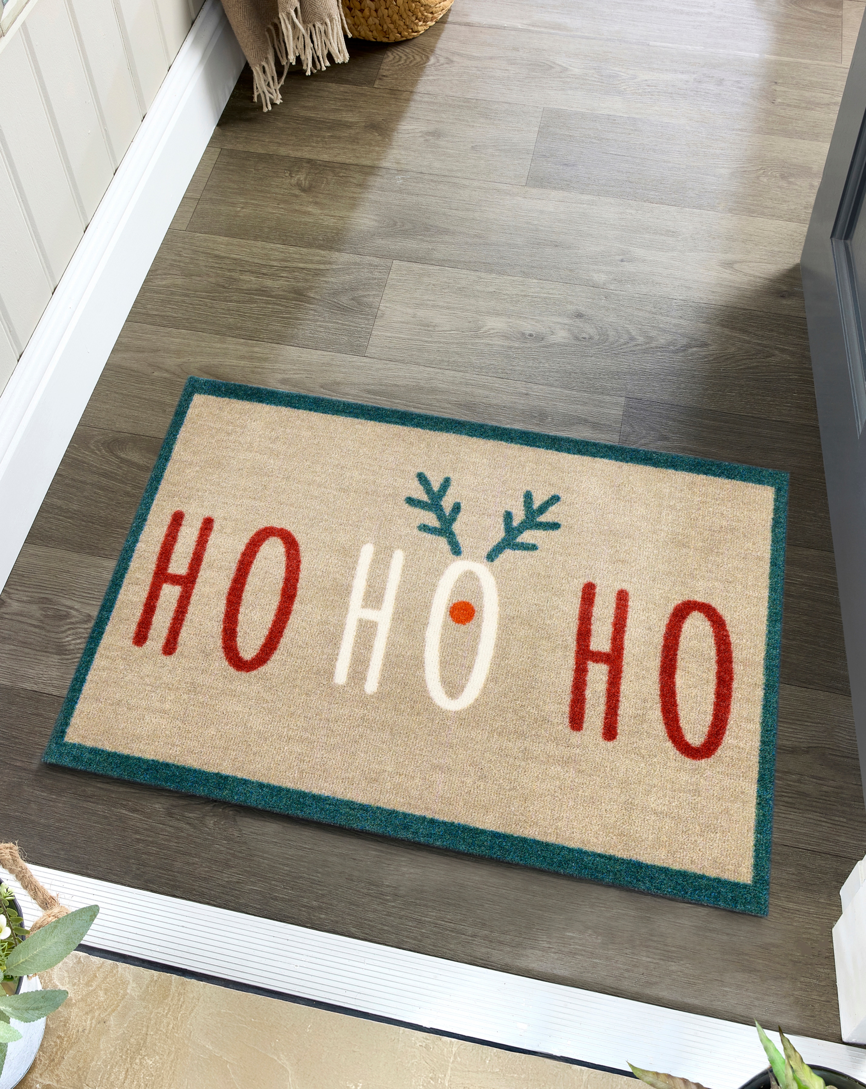 Nylon Indoor Ho Christmas Doormat